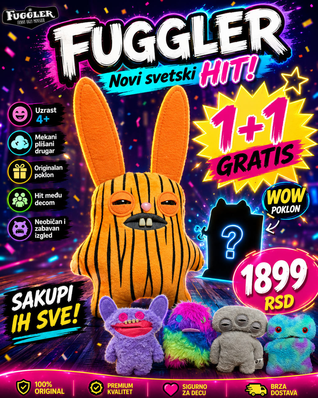 Fuggler 1+1 GRATIS – izaberi svoja 2 modela