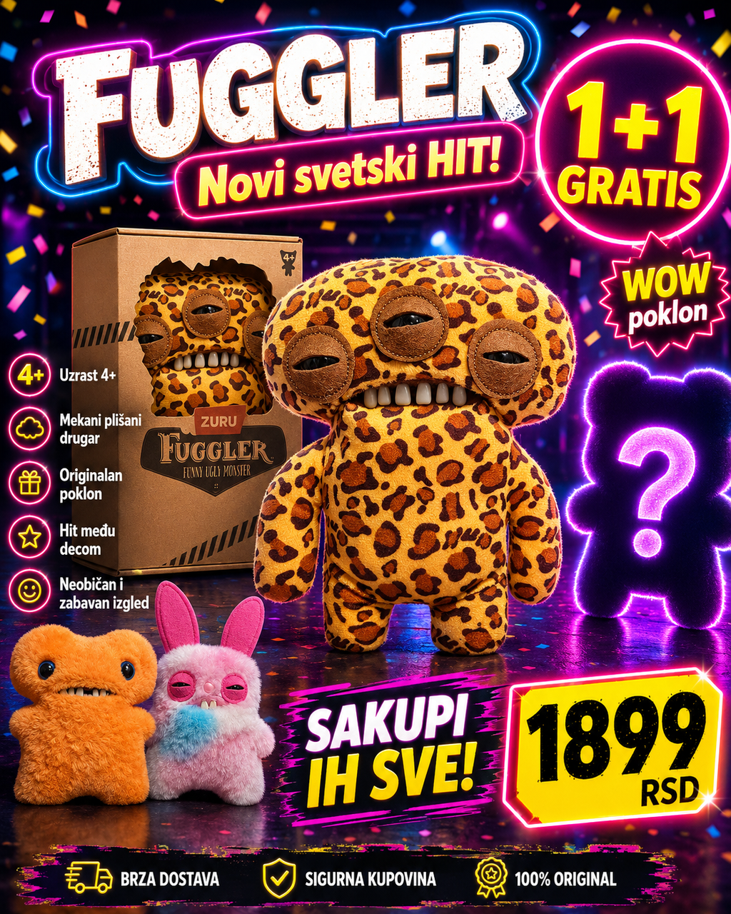 Fuggler 1+1 GRATIS – izaberi svoja 2 modela