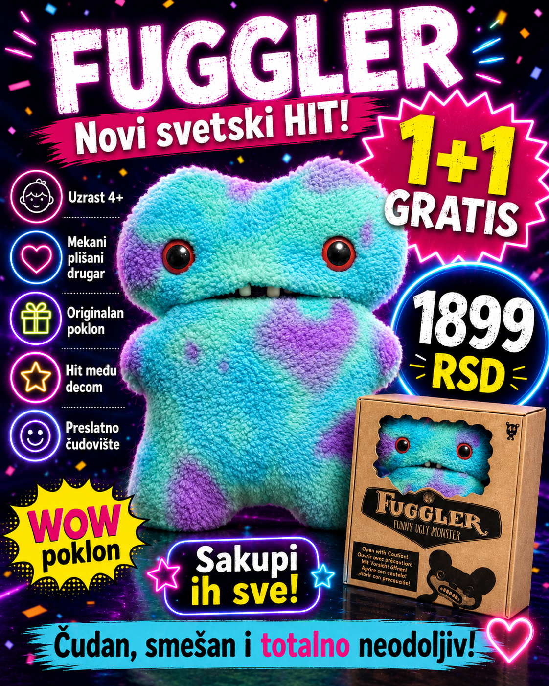 Fuggler 1+1 GRATIS – izaberi svoja 2 modela