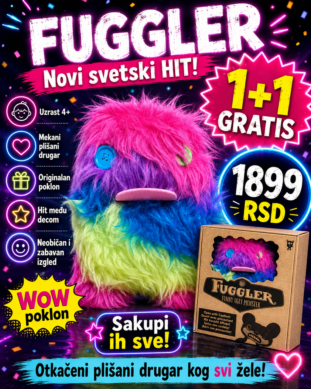 Fuggler 1+1 GRATIS – izaberi svoja 2 modela