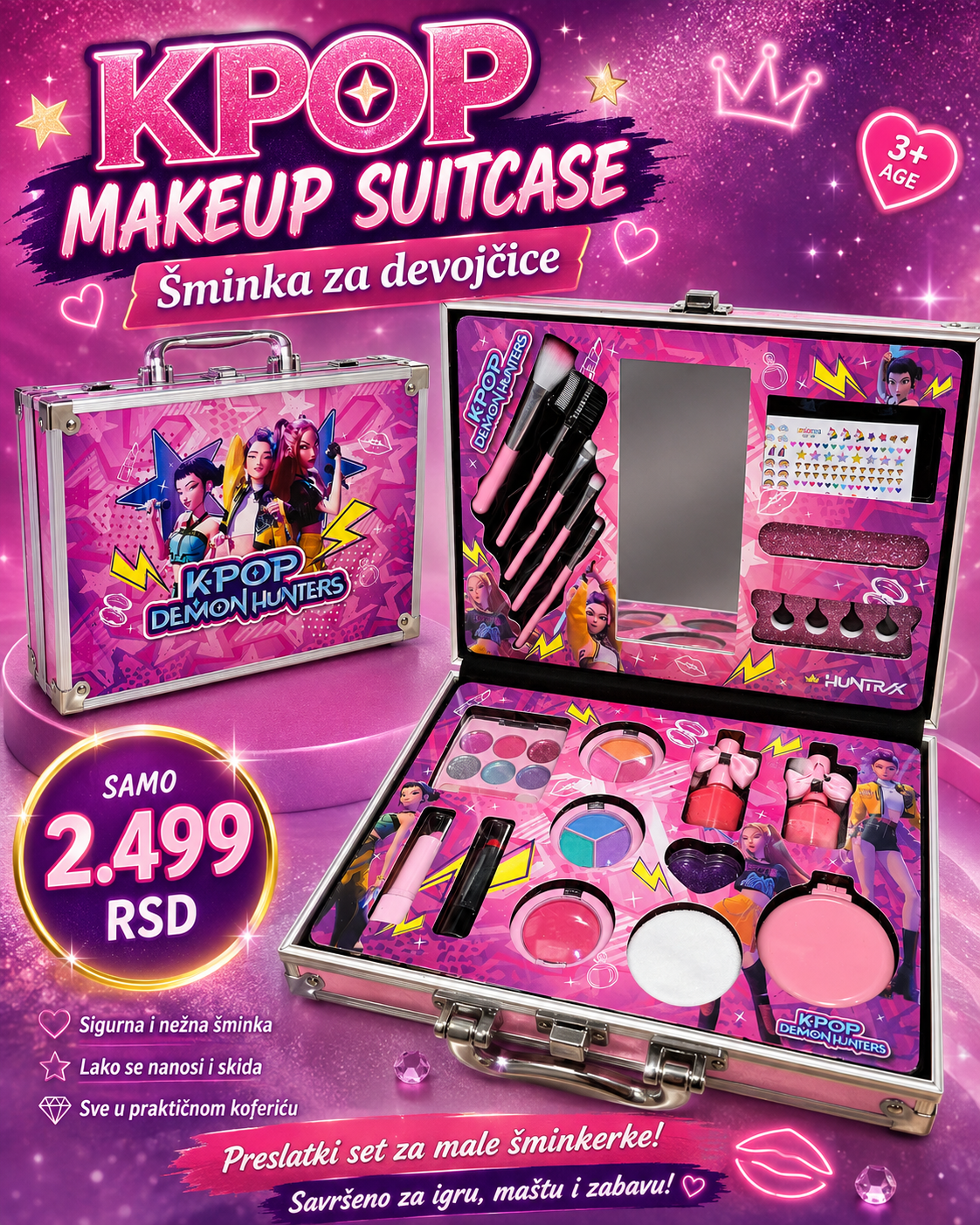K-POP Suitcase – dečiji makeup set u koferčiću