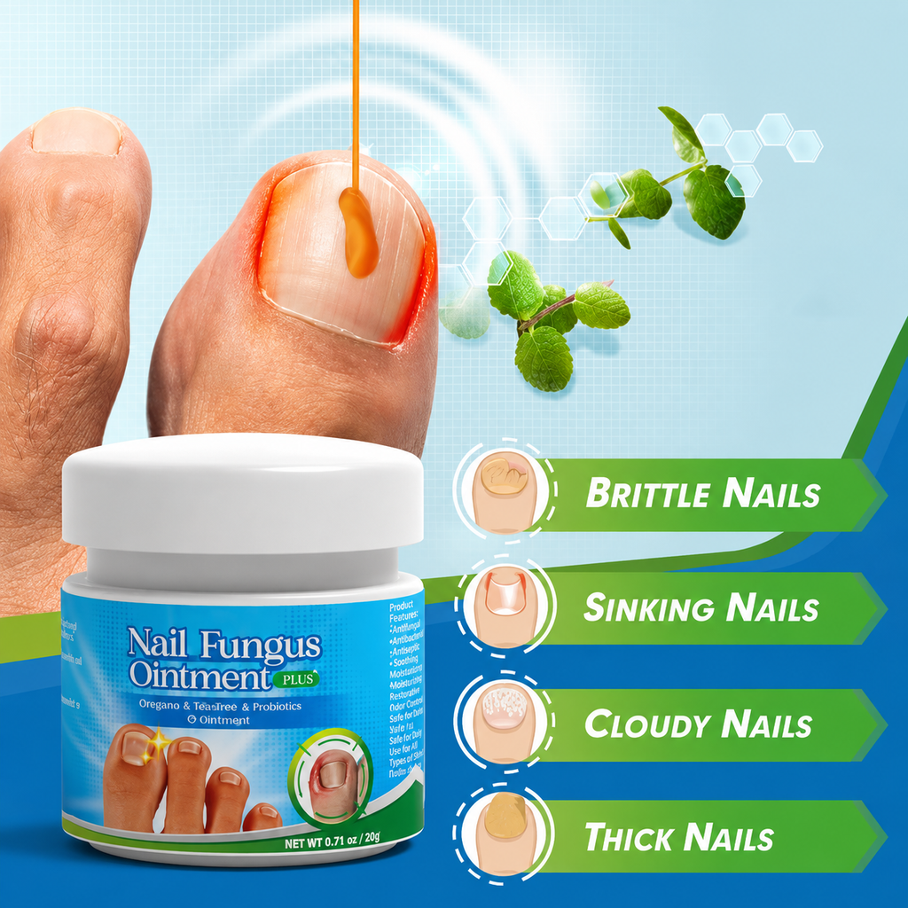 1+1 Gratis Nail Fungus Ointment PLUS – mast za negu noktiju i kože oko noktiju
