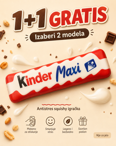 Kinder Maxi - Crveno beli
