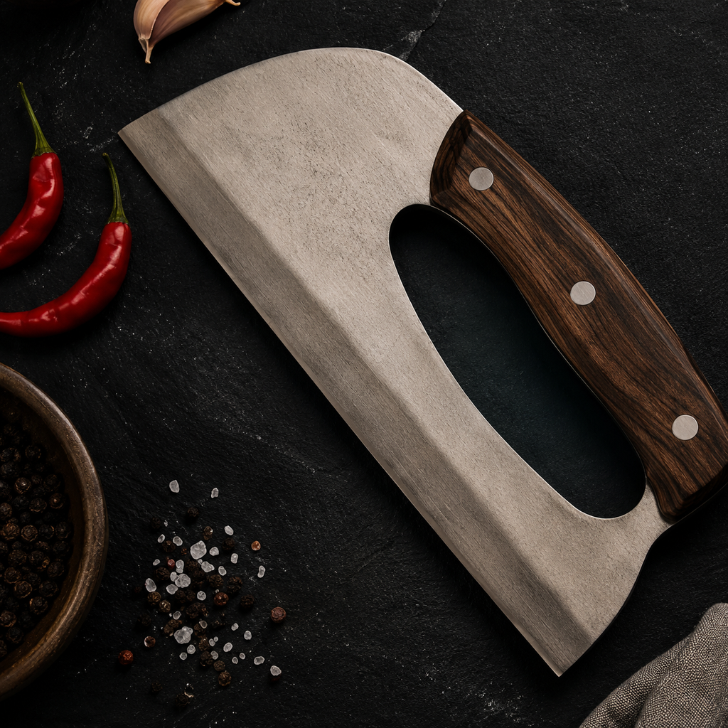 Chef Chopper PRO – Ergonomski kuhinjski nož sa širokim sečivom