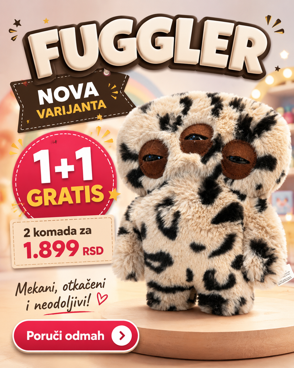 Fuggler 22 cm – 1+1 GRATIS | Izaberi 2 modela