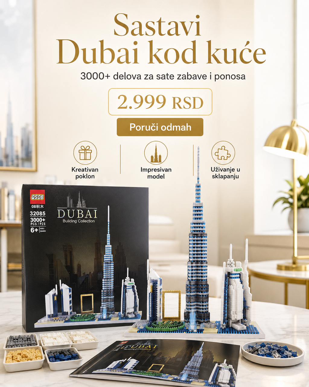Dubai Building Collection – građevinski set 3000+ delova
