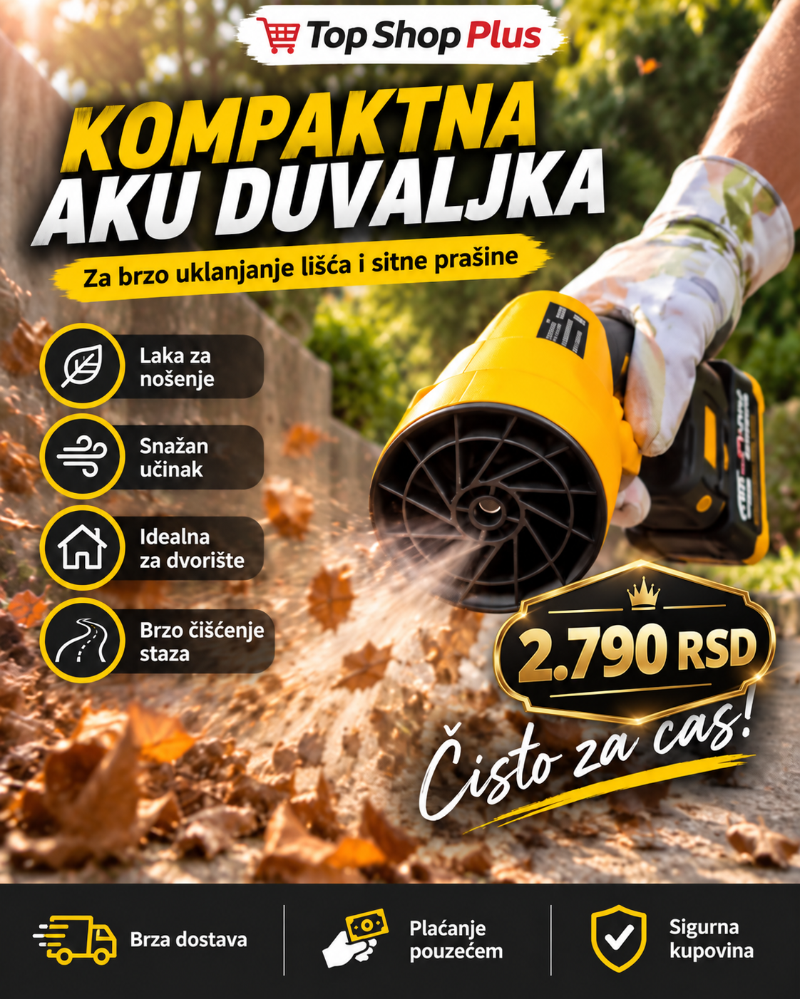 AKU duvaljka za lišće i prašinu - premium oglas 1