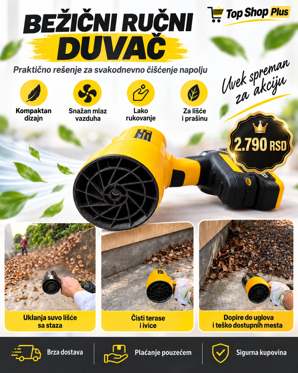 AKU duvaljka za lišće i prašinu - premium oglas 2