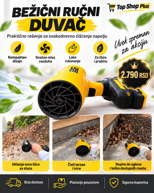 AKU duvaljka za lišće i prašinu - premium oglas 2