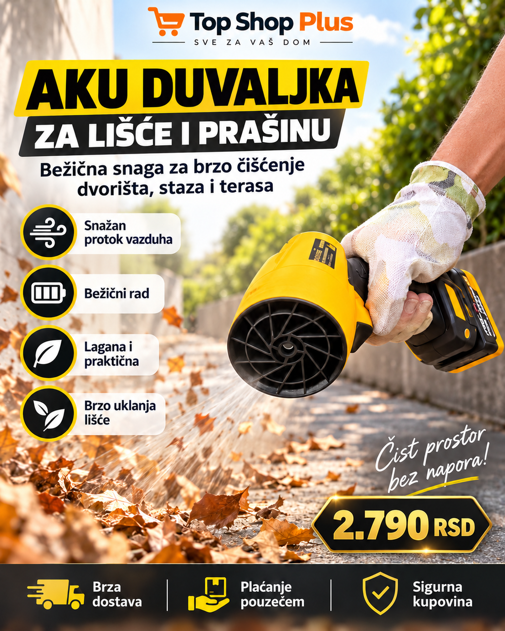 AKU duvaljka za lišće i prašinu - premium oglas 3