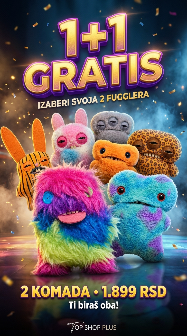 Fuggler 22 cm – 1+1 GRATIS | Izaberi 2 modela