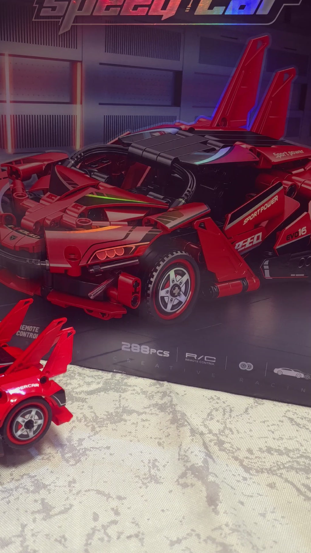 RC Speed Car 2u1 – sastavi autić od kockica i vozi ga | 2.4 GHz