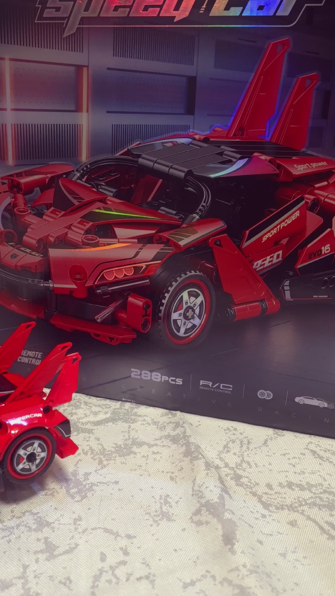 RC Speed Car 2u1 – sastavi autić od kockica i vozi ga | 2.4 GHz